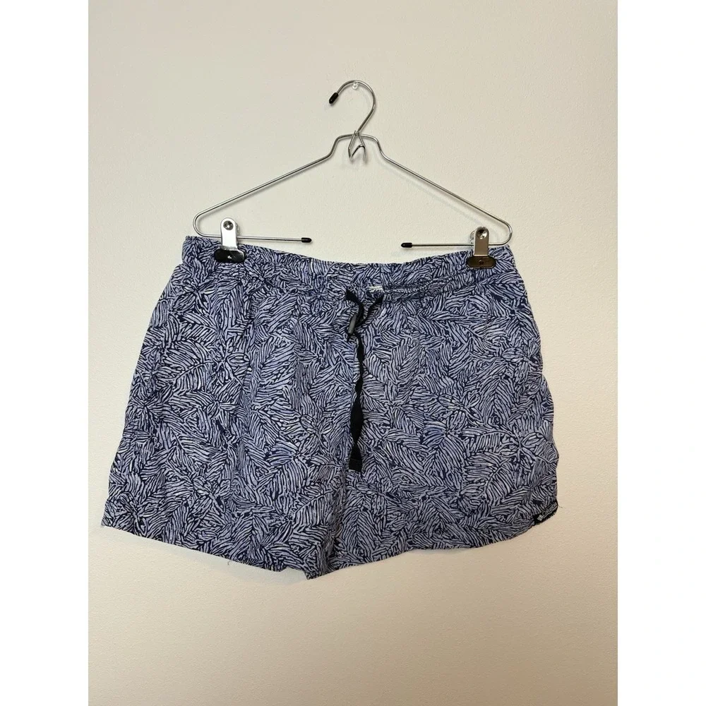 Columbia Size XL Womens Blue Belted‎ Buckle Pockets Activewear Outdoor Shorts
